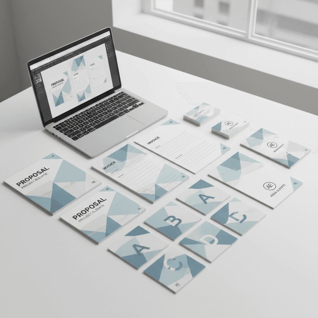 Collection of branded template designs